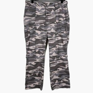 Cabelas Camo Cargo Pants Womens 16x31 Gray Camouflage Hunting Outdoor